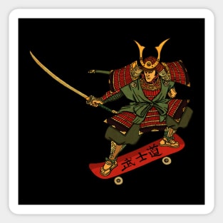 Skateboard samurai Sticker